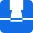 Icono con símbolo de troquelado